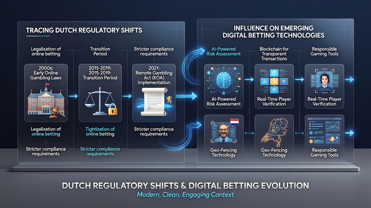 Afbeelding van digitale goktechnologieën met focus op blockchain en AI-toepassingen in een Nederlandse context